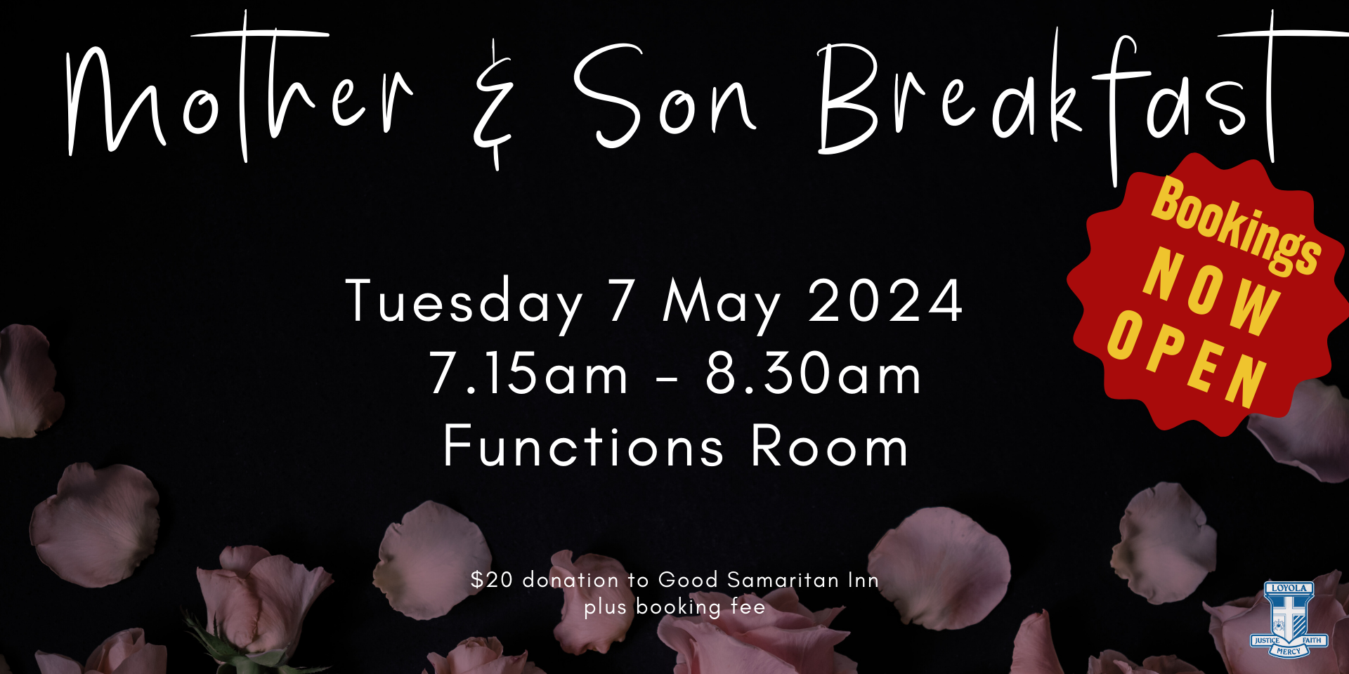 Ignatian 2024: Edition #6 Mother Son Breakfast 2024 flyer